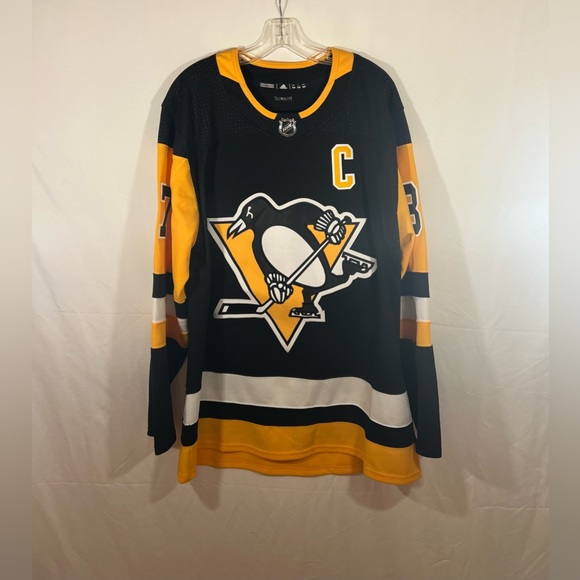Adidas Pittsburgh Penguins #87 Sidney Crosby Home Hockey Jersey Size 54 XL
